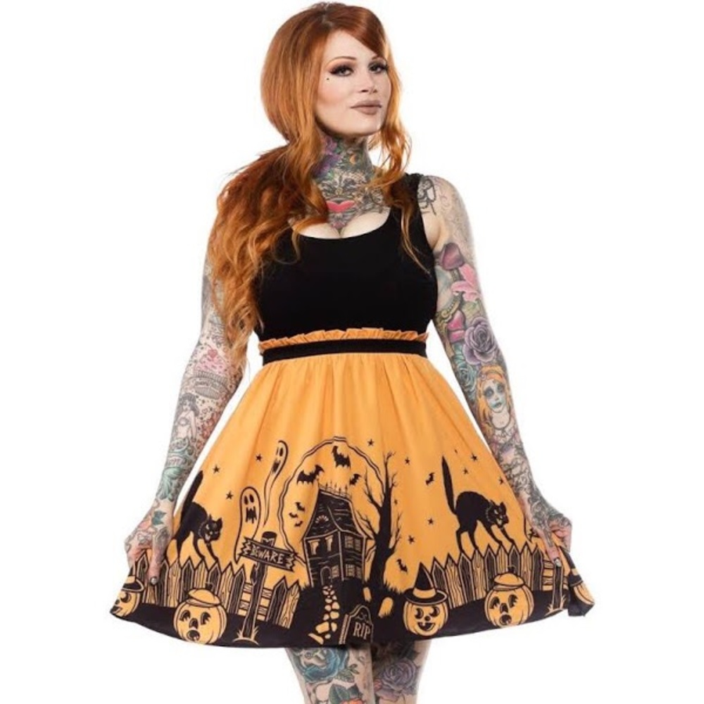 Sourpuss Halloween Dress 3x (fits like XL)